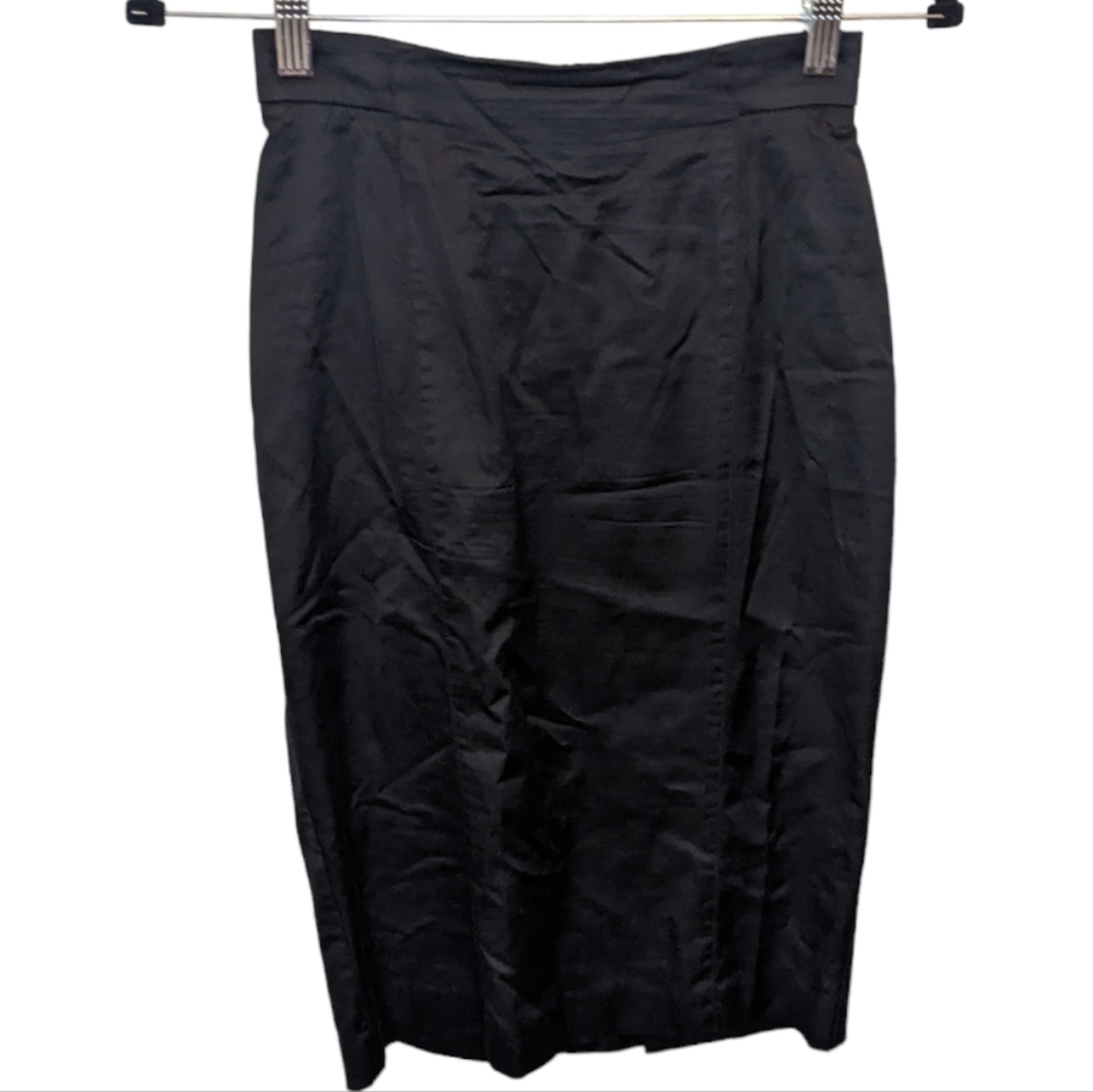 Bebe Black Button-Back Pencil Skirt 🖤